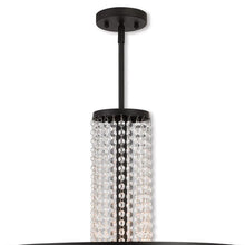 Load image into Gallery viewer, 25'' Five Light Dimmable Chandelier With Shades - Bronze
