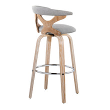 Load image into Gallery viewer, Gardenia - Contemporary Fixed Height Barstool With Swivel With Round Footrest (Set of 2)