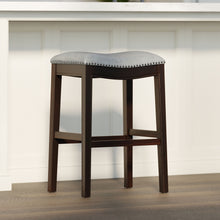 Load image into Gallery viewer, Modern Stool & Nail Head Detailing