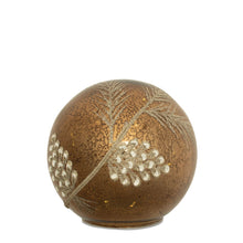 Load image into Gallery viewer, Pinecone Tabletop Sculpture With LED (Set of 2) - Brown / Gray