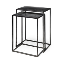 Load image into Gallery viewer, Iron Nested Tables (Set of 2) - Black