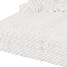Load image into Gallery viewer, Corduroy Sleeper Sofa - White