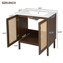 Load image into Gallery viewer, Bathroom Vanity Cabinet With Doors, Soft Close Design
