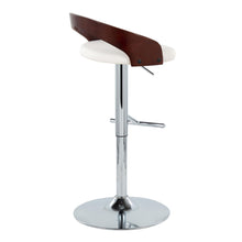 Load image into Gallery viewer, Grotto - Contemporary Adjustable Height Barstool With Swivel With Straight T Footrest (Set of 2)