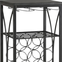 Load image into Gallery viewer, 41" Stainless Steel Wine Rack - Black