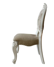 Load image into Gallery viewer, Upholstered Faux Leather Solid Wood King Louis Back Dining Side Chairs (Set of 2) - Gray