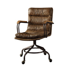 Load image into Gallery viewer, Harith - Vintage Top Grain Leather Office Chair - Brown