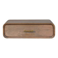 Load image into Gallery viewer, 20" Solid Wood One Drawer Floating Nightstand - Brown