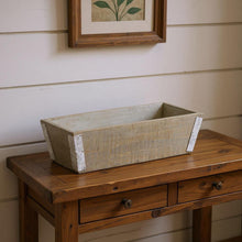 Load image into Gallery viewer, Rectangular Planter Box (638083) - Natural / Silver