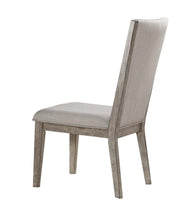 Load image into Gallery viewer, Fabric And Solid Wood Dining Side Chairs (Set of 2) - Gray