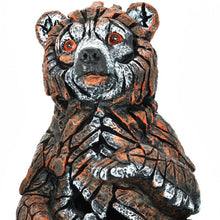 Load image into Gallery viewer, Bear Tabletop Sculpture - Brown / White / Black