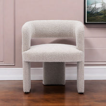 Load image into Gallery viewer, Boucle Contemporary Arm Chair - Beige