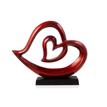 Load image into Gallery viewer, Tabletop Sculpture - Red / Black