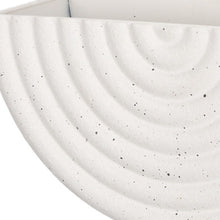 Load image into Gallery viewer, Geometric Half Moon Wall Planters (Set of 2) - White