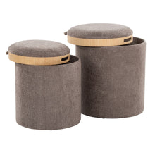 Load image into Gallery viewer, Tray - Contemporary Nesting Ottoman Set