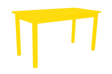 Load image into Gallery viewer, 60" Solid Wood Dining Table - Yellow