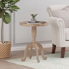 Load image into Gallery viewer, French Country Accent Table With Spider Leg Design - Natural / White