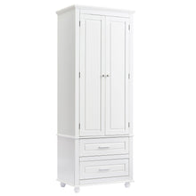 Load image into Gallery viewer, Tall Storage Cabinet With 2 Drawers For Bathroom