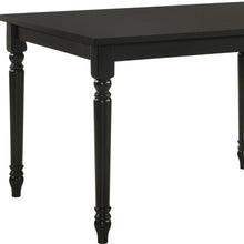Load image into Gallery viewer, 48" Solid Wood Dining Room Table - Black