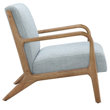 Load image into Gallery viewer, Mid-Century Style Lounge Chair With Upholstered Seat
