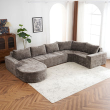 Load image into Gallery viewer, U-Shaped Oversized Modular Cloud Sectional Sofa With Deep Seat For Living Room