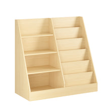 Load image into Gallery viewer, Bookshelf And Toy Storage Organizer, 4 Tier Bookcase With Display Stand For Playroom
