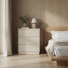 Load image into Gallery viewer, 3 Drawer Nightstand, Bedroom Side Table