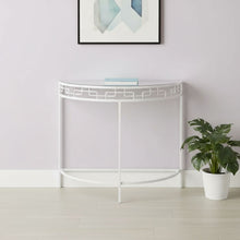 Load image into Gallery viewer, Half Moon Frame Console Table - Clear