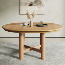 Load image into Gallery viewer, Extendable Oval Dining Table With Leaf