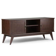 Load image into Gallery viewer, Draper - Handcrafted Mid Century Low TV Media Stand