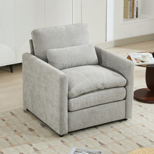 Load image into Gallery viewer, Cozy Upholstered Cushion Armchair For Living Room