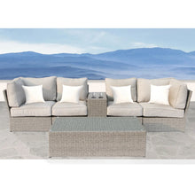 Load image into Gallery viewer, Stylish Modular Wicker Patio Seating Group