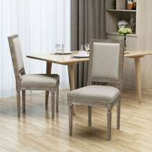 Load image into Gallery viewer, Traditional Style Dining Chair Set With Fabric Upholstery