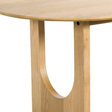Load image into Gallery viewer, Solid Wood Mirrored Double Pedestal Base Oval Dining Table - Natural