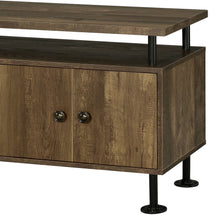 Load image into Gallery viewer, Ensata II - TV Stand - Rustic Oak / Black