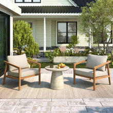 Load image into Gallery viewer, Westin - Outdoor Acacia Wood Club Chair (Set of 2) - Teak / Beige