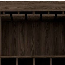 Load image into Gallery viewer, 24" Wood Bar Cabinet With Two Doors - Walnut