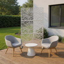 Load image into Gallery viewer, Three Panel Screen Room Divider (562890) - White