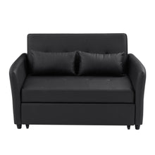 Load image into Gallery viewer, Convertible Sleeper Sofa Bed With 3 USB Ports