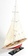 Load image into Gallery viewer, Hand Painted p-Oxybis(benzenesulfonyl hydrazide) Model Boat - Red / White