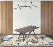 Load image into Gallery viewer, Solid Wood Double Pedestal Base Dining Table (486037) - Brown