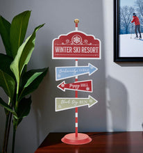 Load image into Gallery viewer, Dog Tabletop Sign - Red / Blue / Green