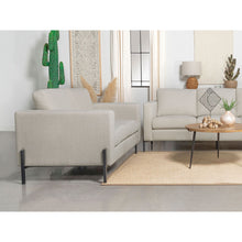 Load image into Gallery viewer, Dulcie - Loose Back Loveseat - Oatmeal