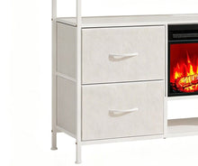 Load image into Gallery viewer, Fireplace TV Stand With Fireplace (734225) - White