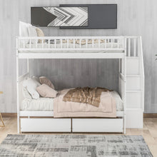Load image into Gallery viewer, Bunk Bed With Staircase