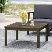 Load image into Gallery viewer, Perla - Rustic Square Coffee Table With Block Legs