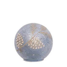Load image into Gallery viewer, Pinecone Tabletop Sculpture With LED (Set of 2) - Blue / Gray