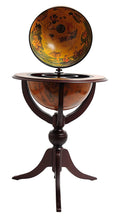 Load image into Gallery viewer, 26" X 26" X 45" Globe Bar 3 Legs - Mahogany