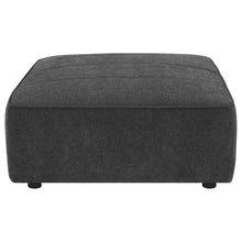 Load image into Gallery viewer, Ortega - Square Ottoman - Charcoal