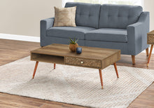 Load image into Gallery viewer, Coffee Table, Accent, Cocktail, Rectangular, Storage, Living Room, Wood Legs, Mid Century - Walnut